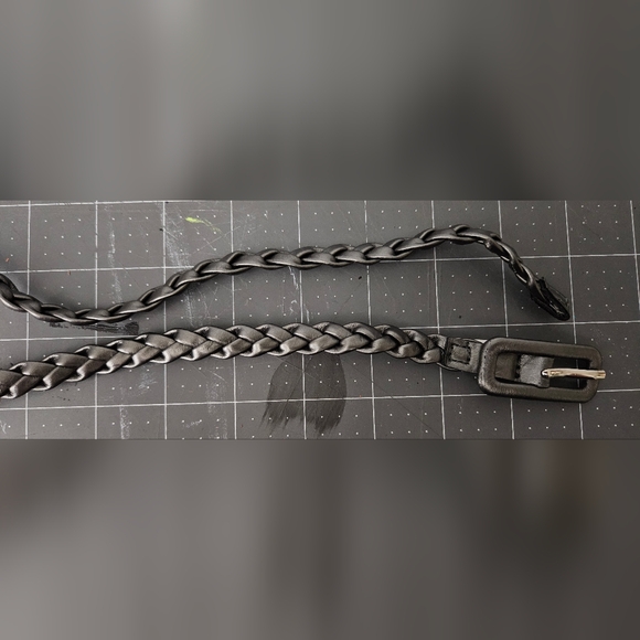 dELiA*s Grey Braided Renee Belt - Picture 2 of 5